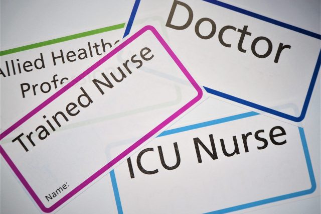 NHS Staff Labels
