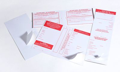 Blood Tracing Forms and Labels